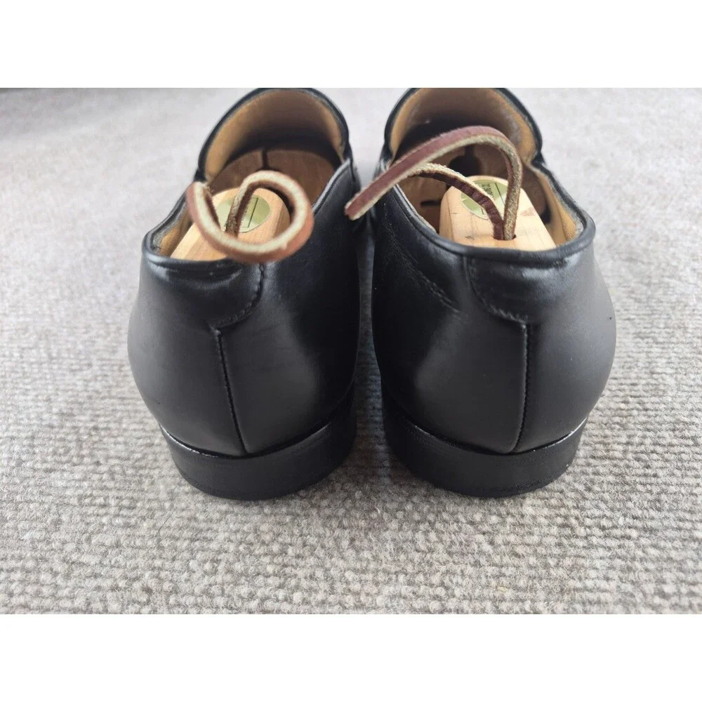 Gravati For Richards Store Shoes Men Sz 10M Black Leather Loafers Made in Italy